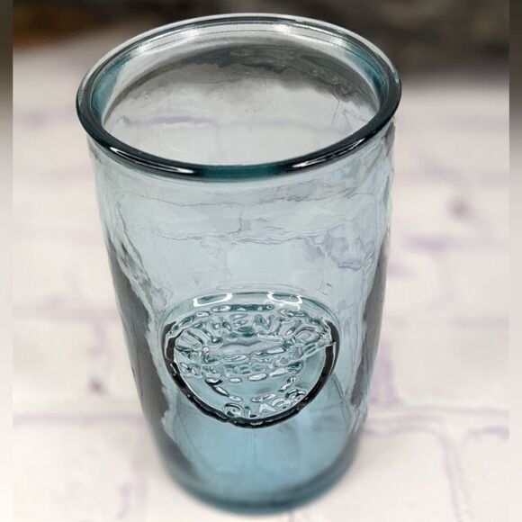 Authentic 100% Recycled Blue Glass - Picture 2 of 5